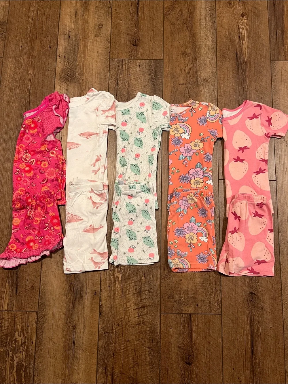 Carter’s Toddler Girl Short Pajamas Bundle, 5T